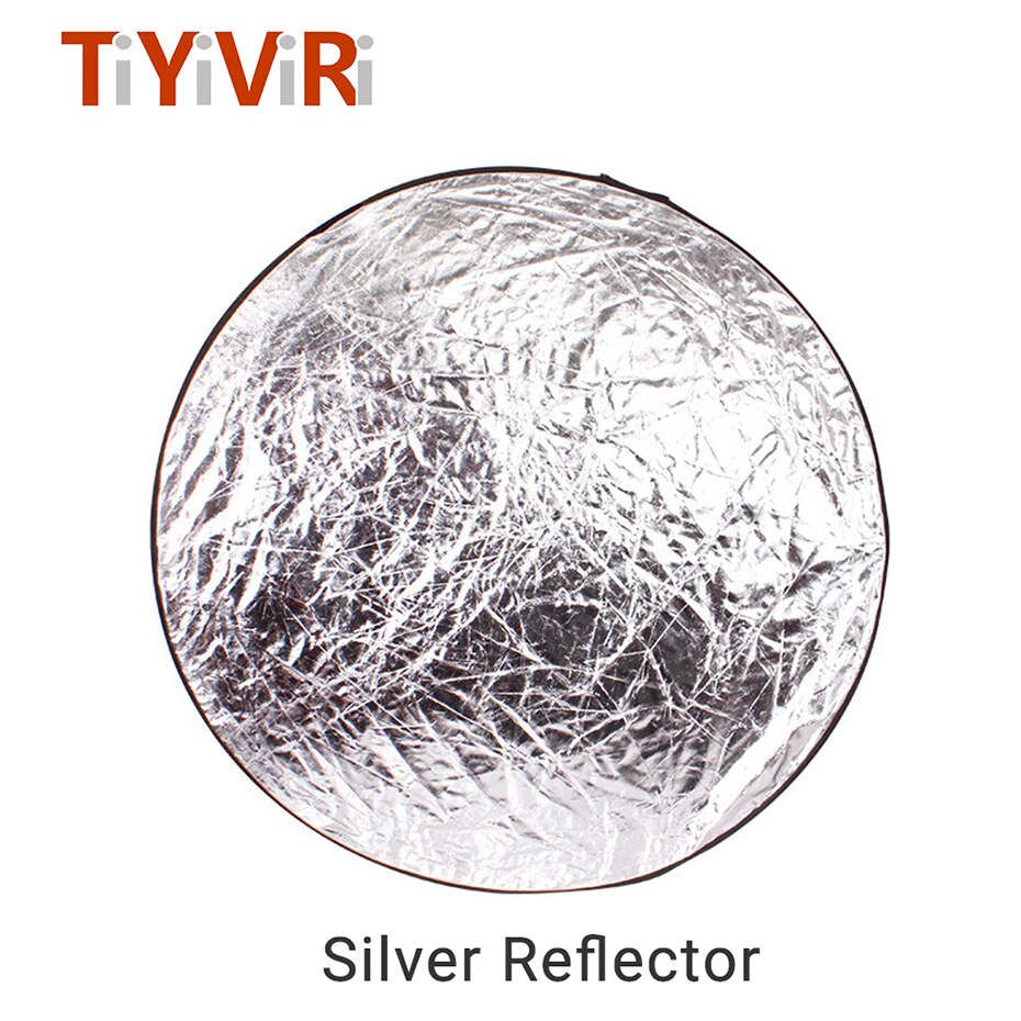 Tiyiviri 80cm 5 in 1 zusammenklappbarer mehrscheiben-lichtreflektor, runder fotografie-fotoreflektor mit tragetasche für das studio