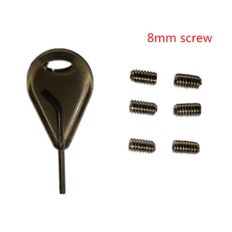 srfda 1 pcs fin Key +6 screwLot surf fin screw /surfboard fin screw/SUP surfboards fins stainless steel 316 Material: 8mm