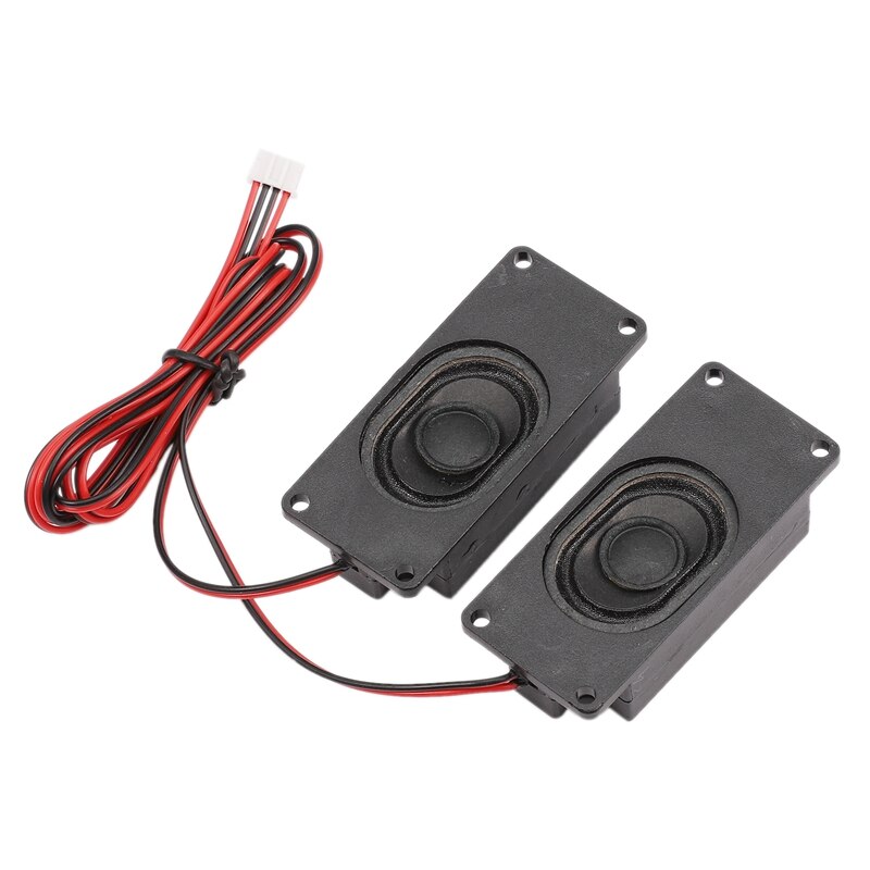 4 Ohm 3W LCD Panel Speaker Amplifier Audio Frequency Output for V59/56/59 3463A SKR.03 - Black (30mm x 70mm) 1 Pair