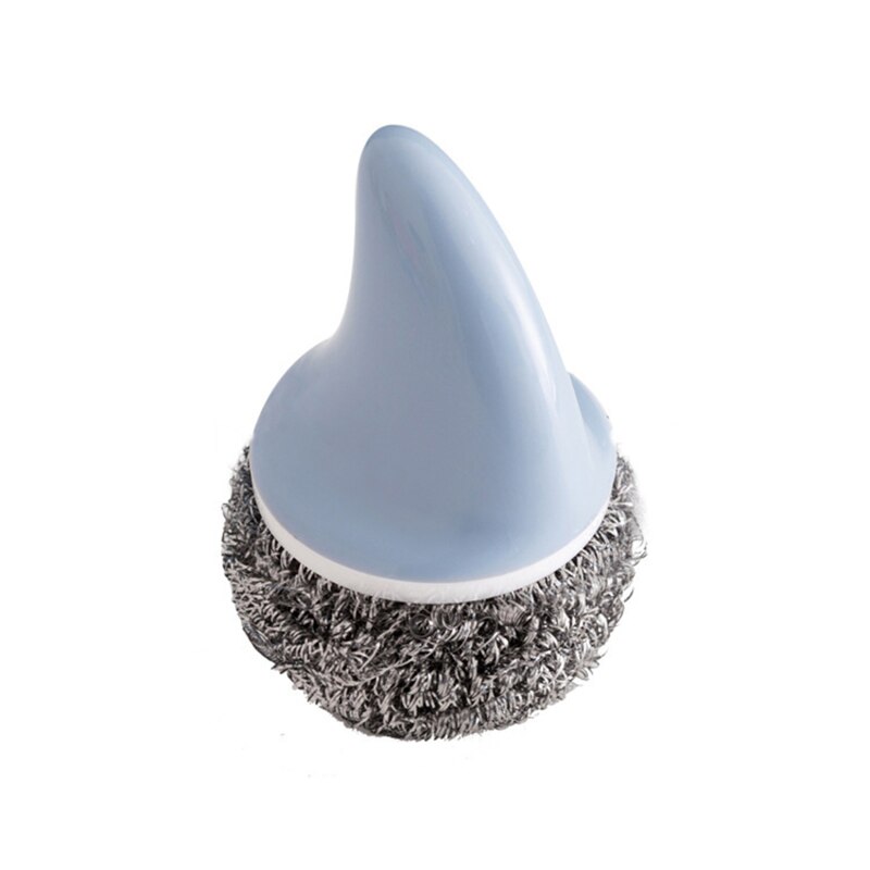 Nano Staalborstel Bal Keuken Schoonmaken Afwassen Staal Wol Schuursponsje Kleurrijke Rvs Scrubber Polijsten: blue