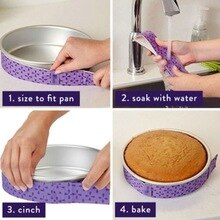 Cake Pan Strips Bake Even Strip Belt Bake Even Moist Level Cake Baking Tool