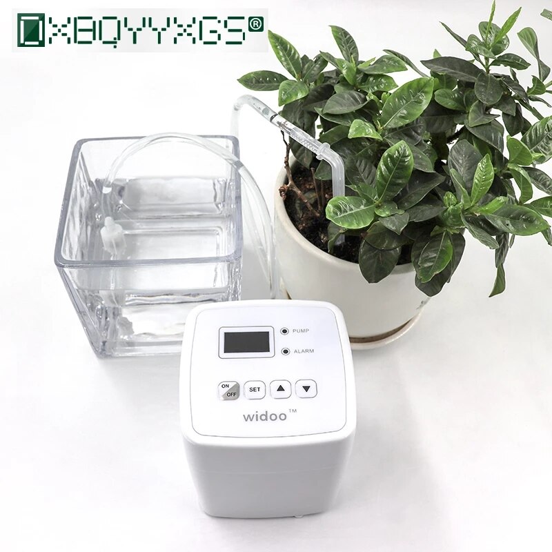 Automatic Watering System DIY Micro Drip Irrigation Kit Houseplants Cultivation Device with Digital Interval Programmable Timer