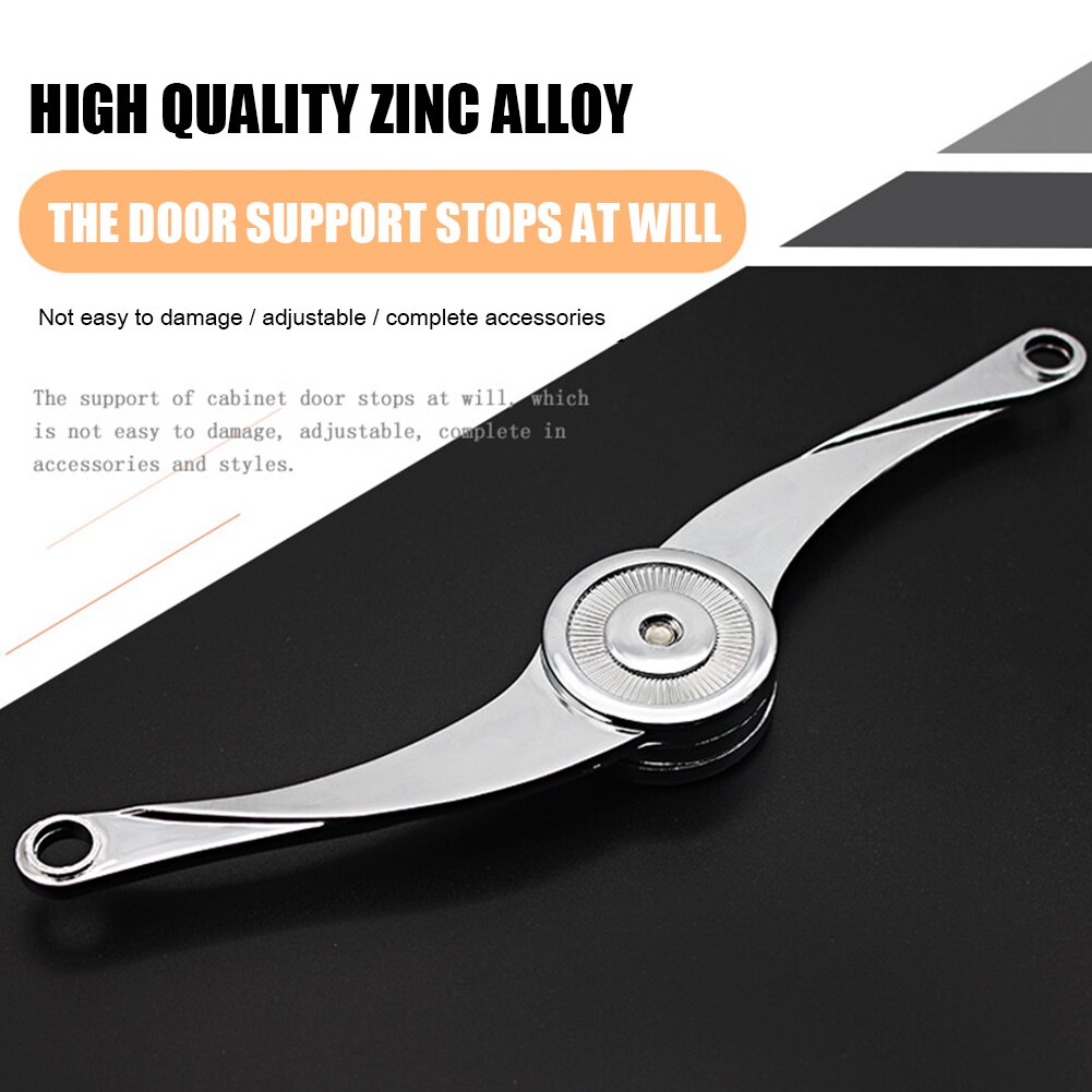 Adjustable Furniture Cabinet Door Lift Stop Stays Soft Close Support Hinge for Furniture Hardware Woodwork Tools