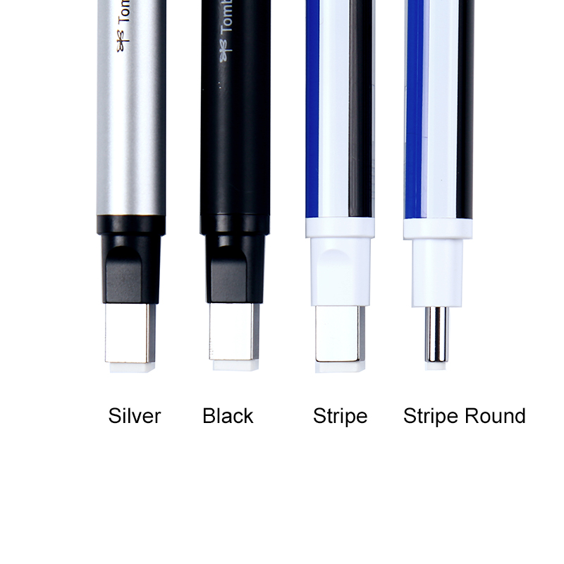TOMBOW-Goma de lápiz ultrafina MONO Zero, revisión perfecta de Detalles/resaltado para de Manga, borrador de punta redonda/cuadrada