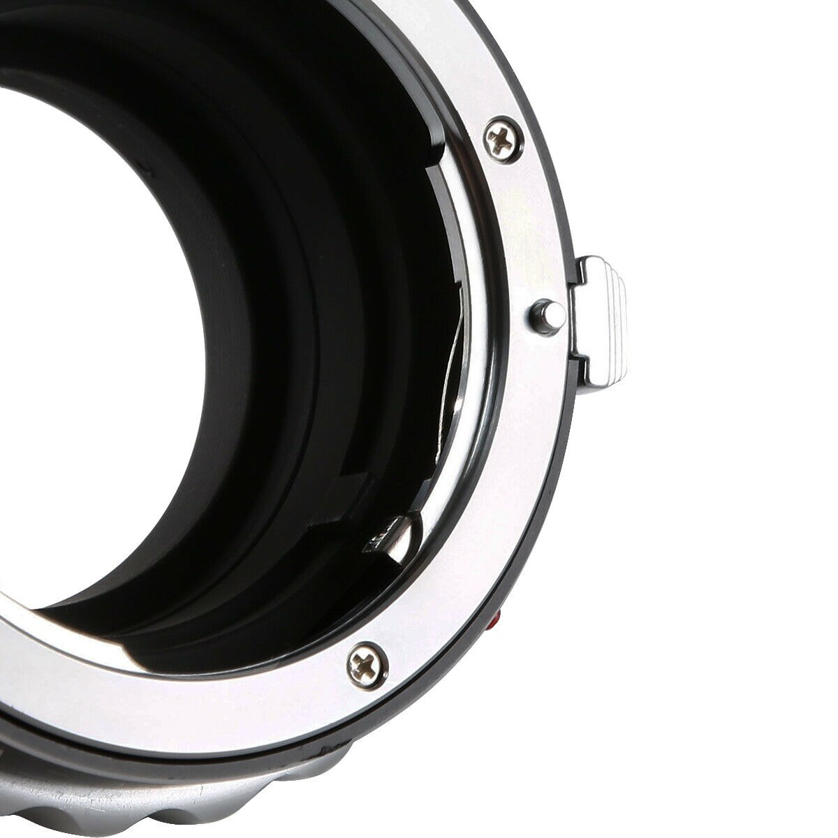 Adaptateur Objectif Pentax K Vers Nikon F – Bague En Métal Avec Lentille De Correction, Pour Prise De Vue Macro