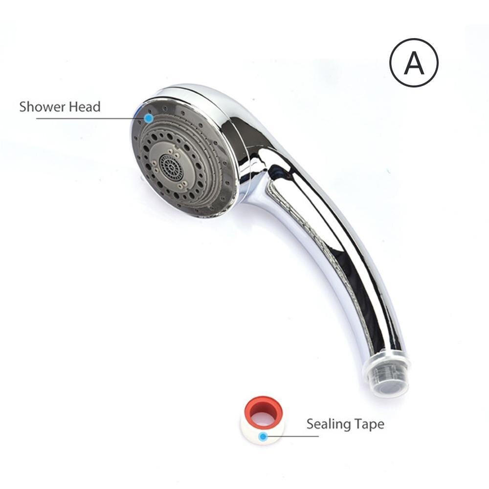 7- modus munnstykke dusjhode dusj sprøyte håndholdt regnstråle sprøyte dusjhode høytrykk med rør kraftig massasjebad: En