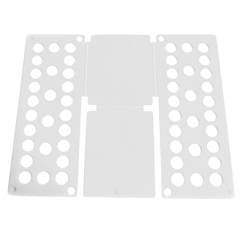 Fold Easy T Shirt Magic Lazy Clothes Folding Board Closet Organizer Adult Kids Tshirt Clothing Folder Organizer Laundry Storage: White