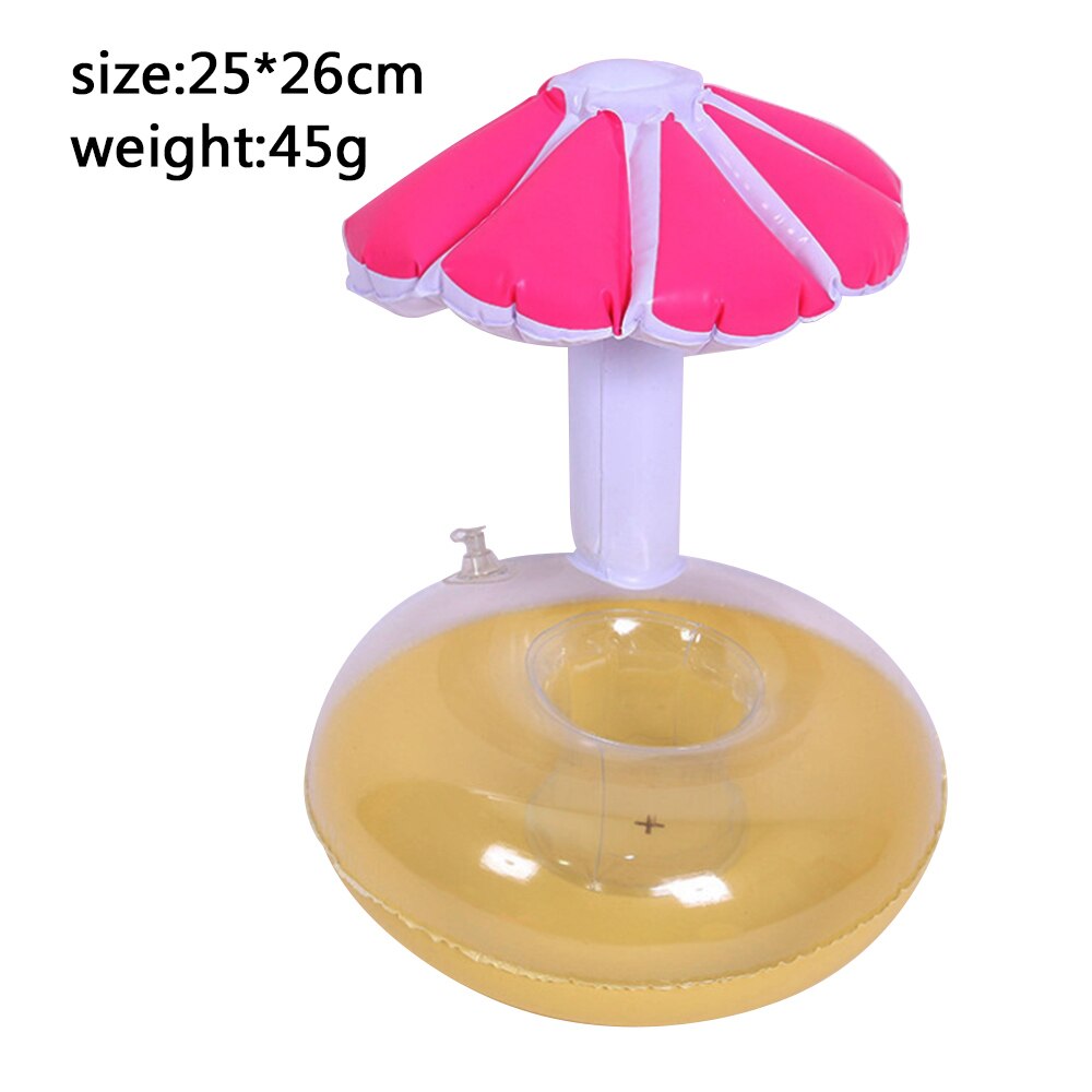 Swimming Cup Seat Float Water Toy Drink Cup Holder Animal Plant Summer Pool Accessories: Mushroom P