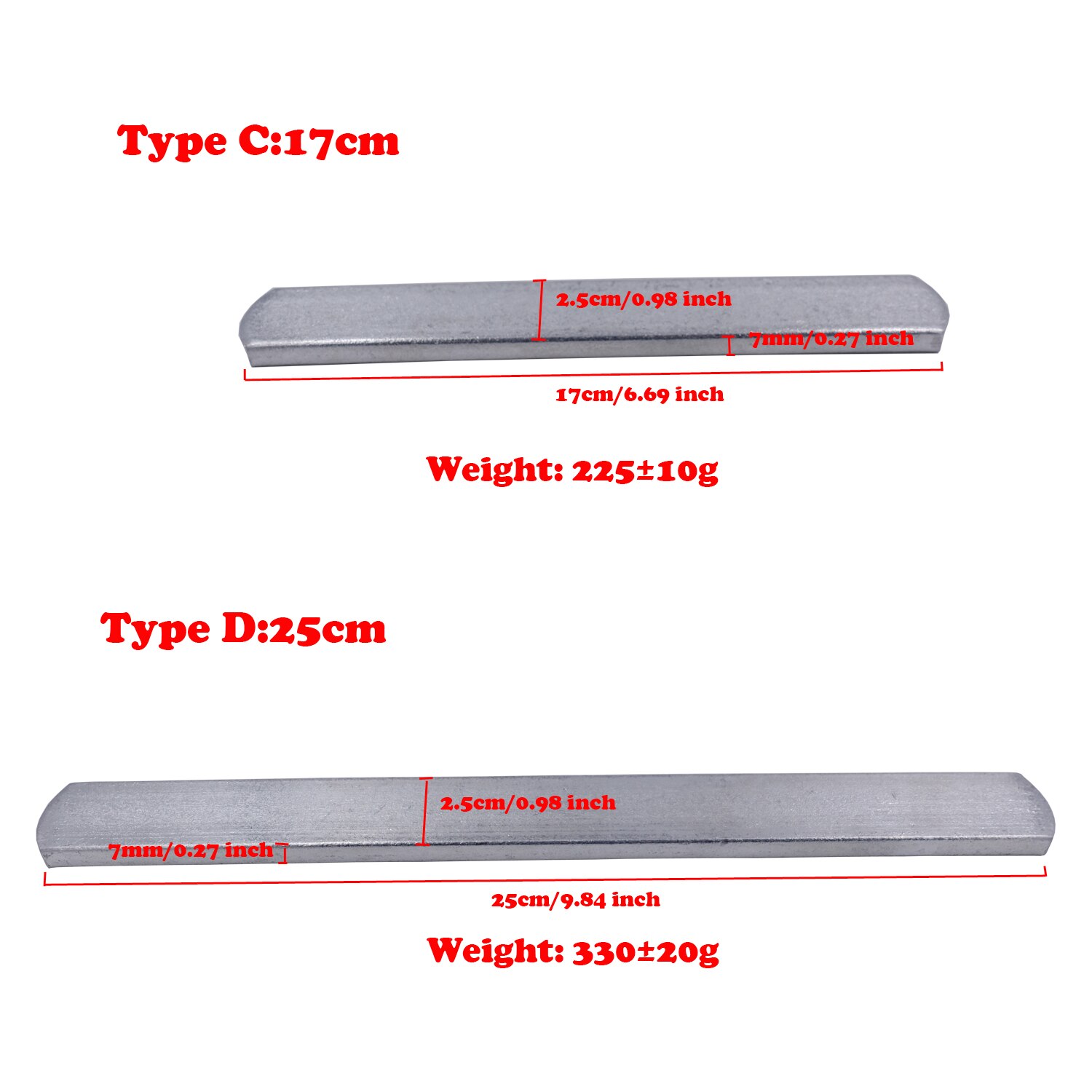 Weight Steel Plates Adjustable Strength Training for Weighted Vest Leg Ankle Weights 12-25cm Length Workout Fitness Accessories