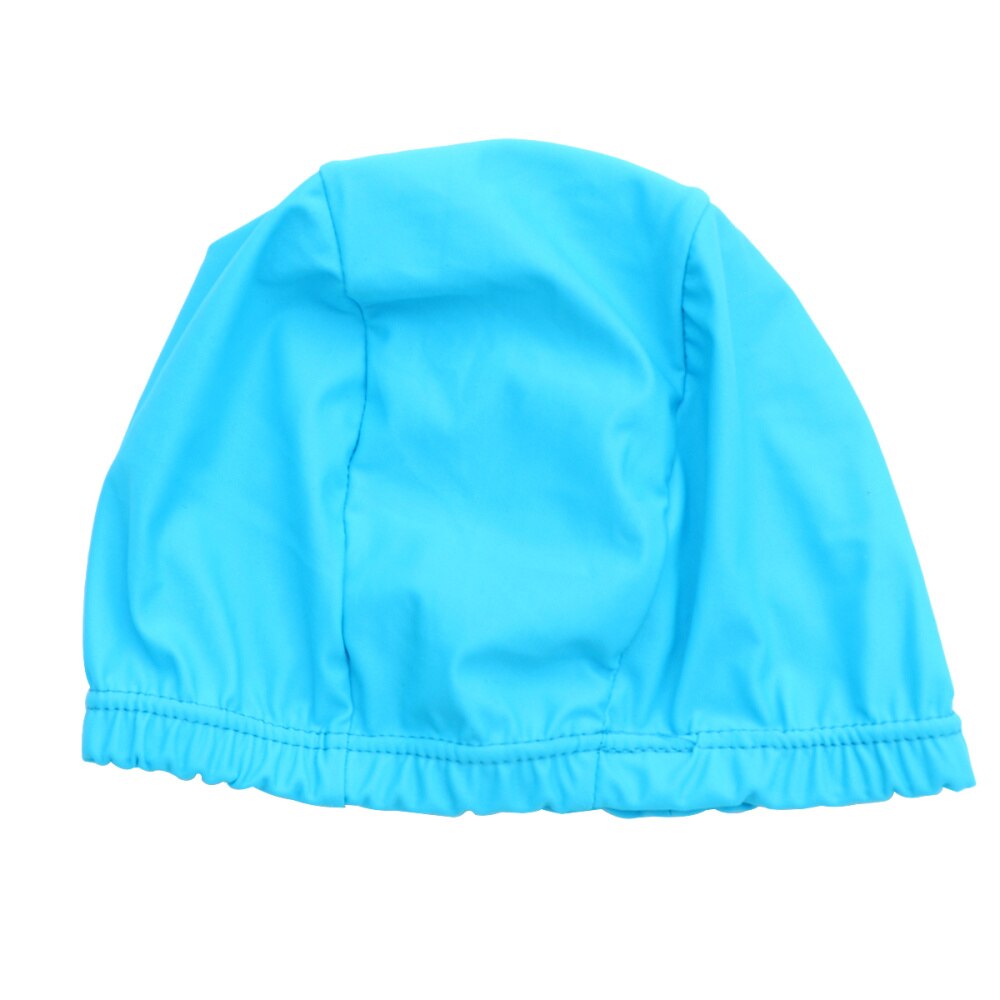 Lot de 2 bonnets de bain confortables de couleur unie, bonnets de douche unisexes en polyester pour femmes et hommes: Bleu ciel 1