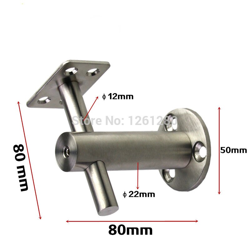 Stainless steel solid combination wall bracket handrail bracket stairs fixing bracket stairs hardware accessories
