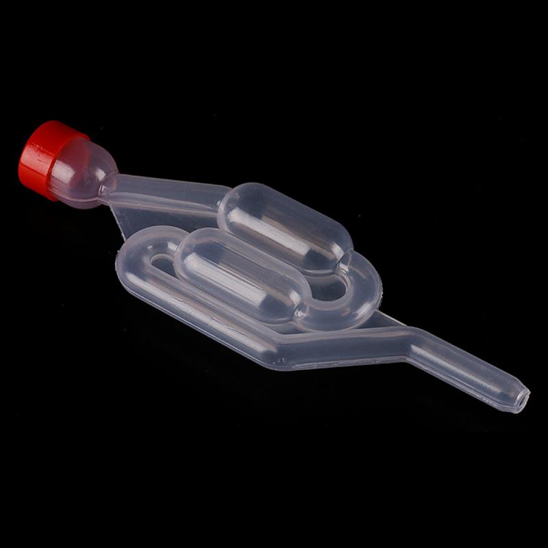 Homemade Wine Vent Air Lock Exhaust One-way Home Brew Wine Fermentation Airlock Check Valve Water Sealed Valves Wine Making Tool