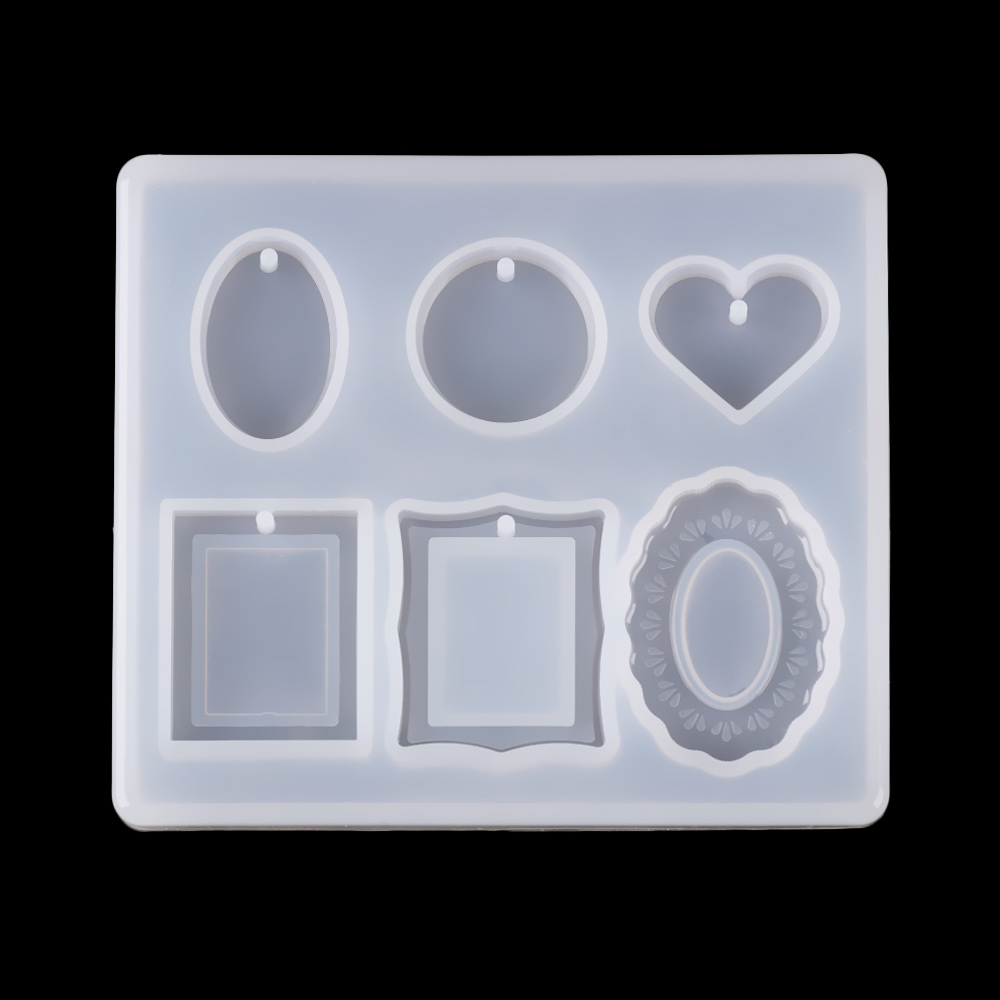 Moldes de silicona con letras transparentes DIY, moldes de resina Epoxy para joyería, fabricación de llaveros, moldes de fundición de resina
