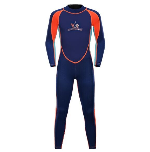 SBART 21019 nowych dzieci krem do opalania z długim rękawem kombinezon do nurkowania dla dziewczynek i chłopców: 1 / M