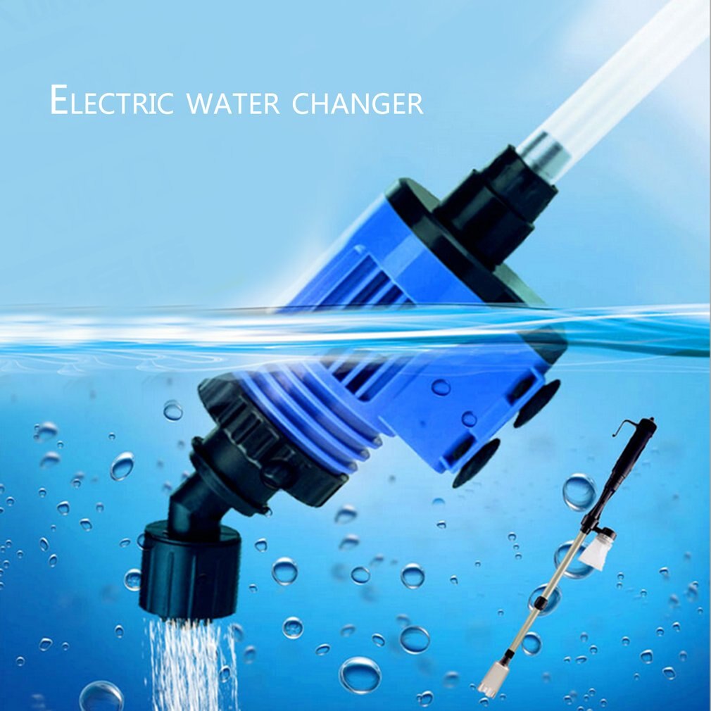 Aquarium Wasser Wechsler Leistungsstarke Saug Fisch Kot Reiniger Pumpe Elektrische Siphon Auto Hause Vakuum Aquarium Sand Unterlegscheibe