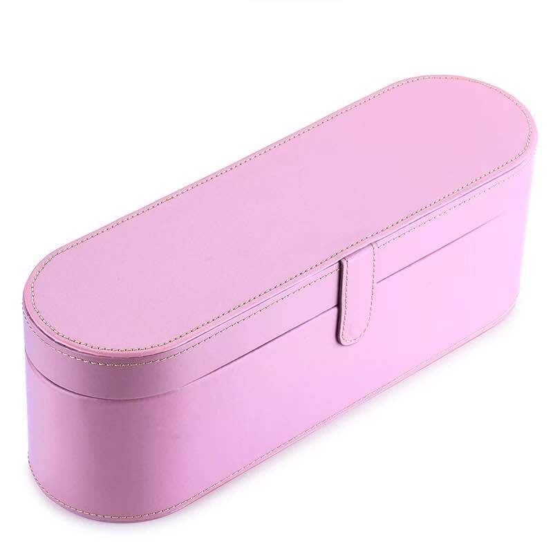 Boîte de rangement pour sèche-cheveux Dyson Supersonic, housse en cuir, étui de rangement pour la maison: Rose