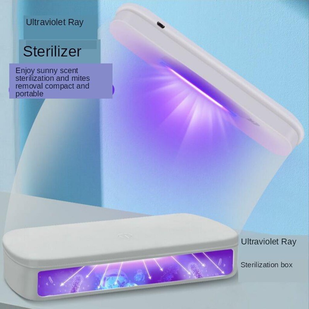 UV Sterilizing Box Multifunctional Portable Phone Sanitizer Cleaner Box