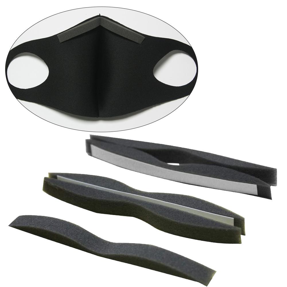 20Pcs Diy Zelfklevende Spons Neusbrug Pads Strip Voor Maskers Comfortabele Afdichting Neusbrug Pad Masker Accessoire