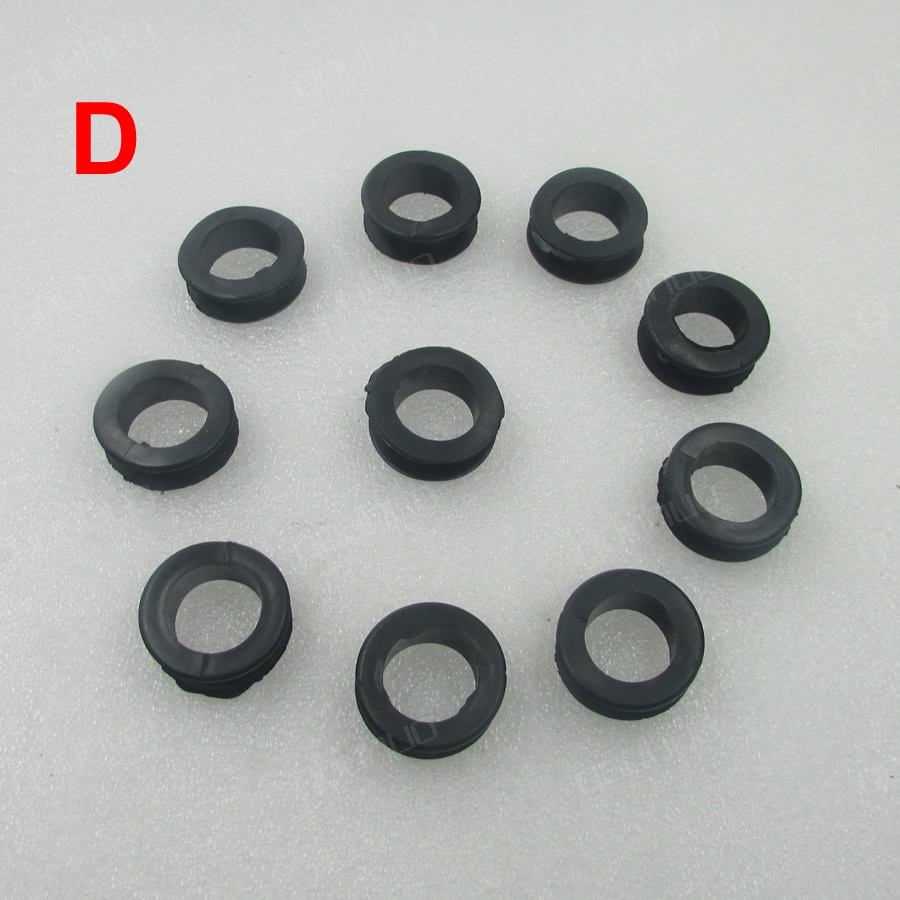 Gasspis tillbehör ventil knopp switch tillbehör (silikon vattentät lock) sort 10 st