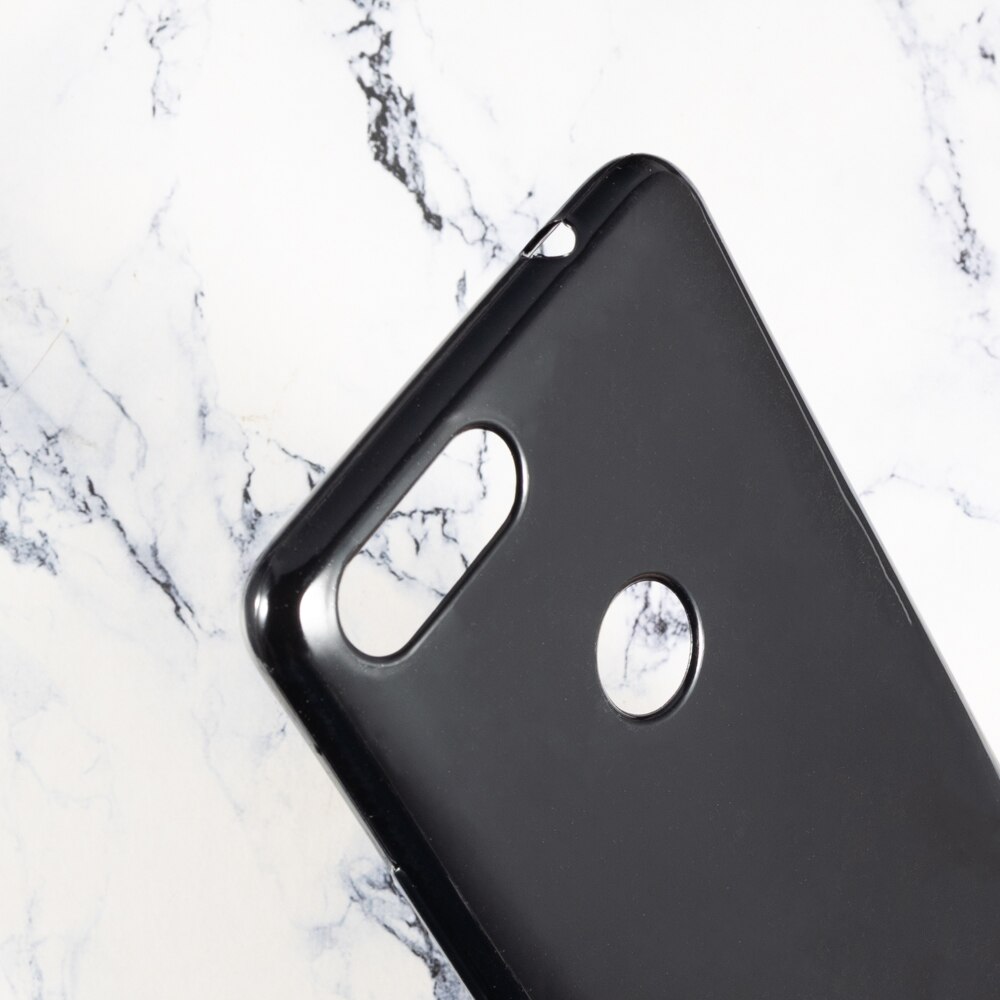 Custodia Phantom 8 Cover posteriore in TPU in Silicone morbido opaco per Tecno Phantom 8 custodia per telefono sottile antiurto: Black