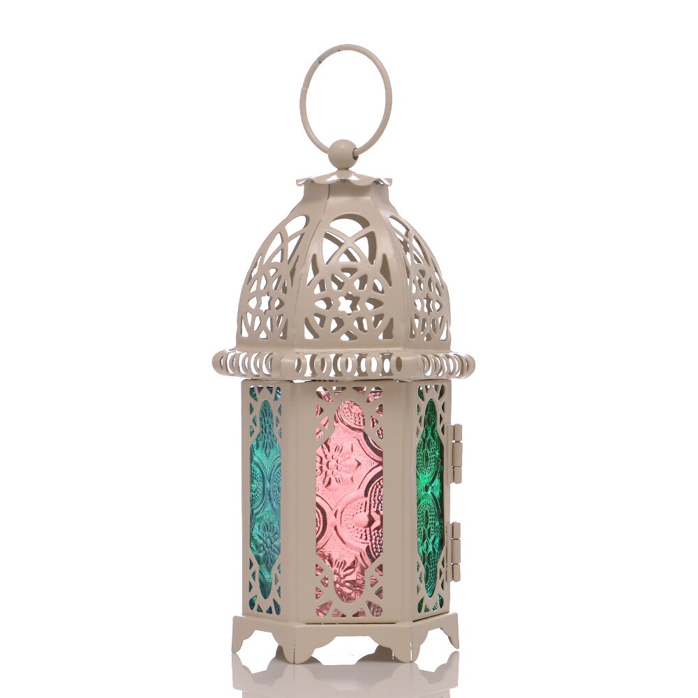 Verre en fer forgé marocain européen | Barre de lampe à vent, lieu suspendu, décoration de maison créative classique de mariage: 4