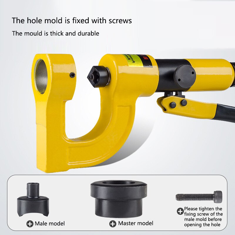 SYD-25 Portable Hydraulic Punching Machine Stainless Steel Basin Hydraulic Hole Opener Integral Puncher CH