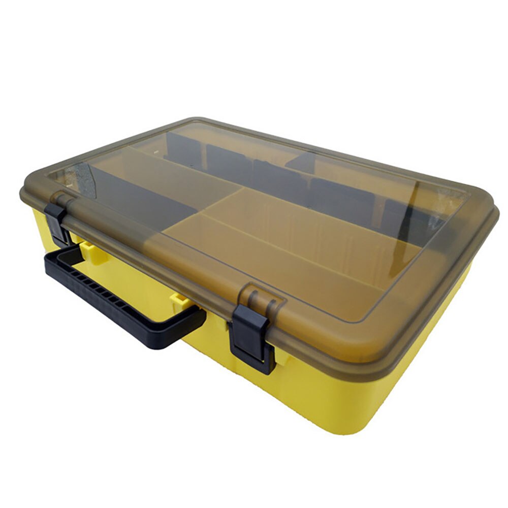 Large-Capacity Double-Layer Fishing Tackle Box Multifunctional Carp Fishing Accessory Storage Box Portable Fishing Bait Box: 2