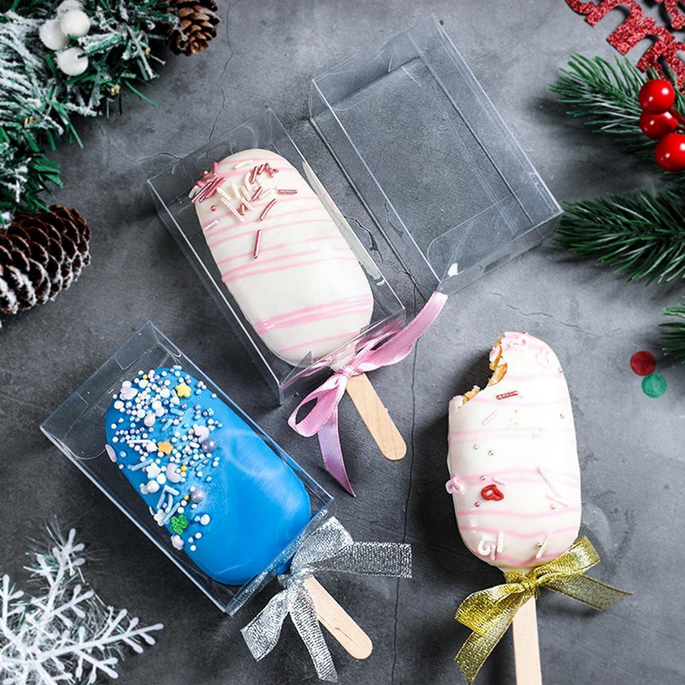 28 Pcs/set PVC Clear Candy Box Birthday Wedding Bags Sweet Chocolate Box Home Pack Candy Candy Boxes Favor K9R2 Transp R2U6