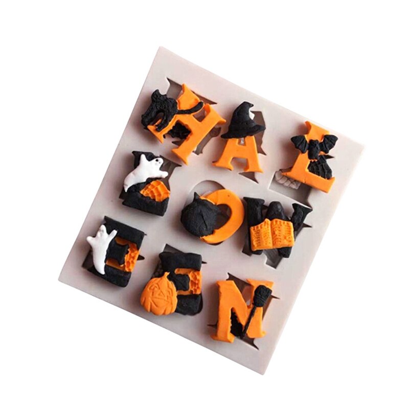 3D Halloween citrouille Silicone résine époxy moules arbre de noël aromathérapie bougie faisant forme outil de décoration