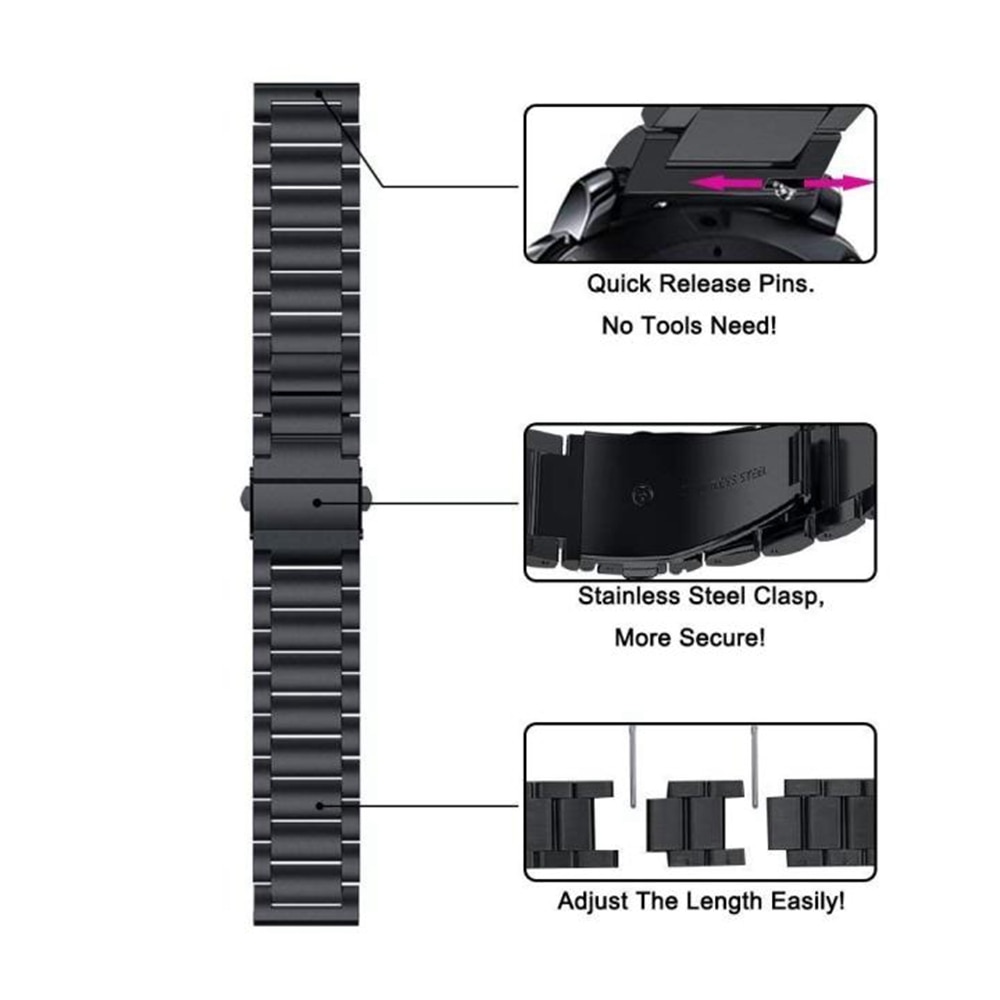 Metall Strap Für Huawei Uhr GT/GT2 46MM Ehre Magie 2 Smart Band Armband Edelstahl Straps Für TicWatch pro Armband Correa