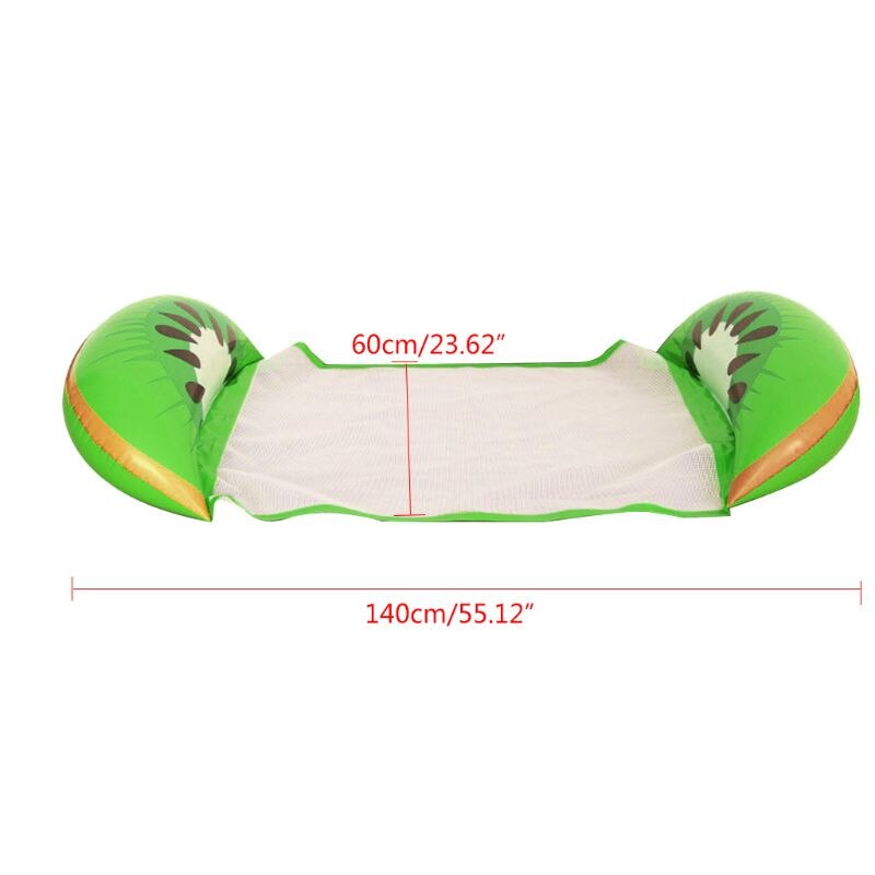 Flotador inflable de malla para piscina, hamaca de fruta, multiusos, salón de piscina