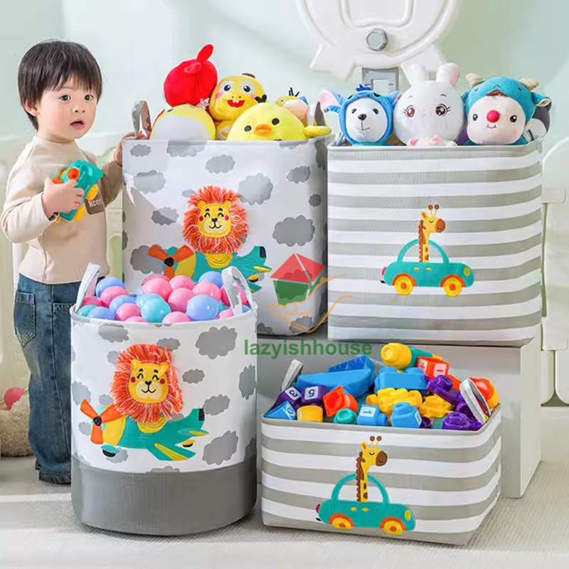 Klappbarer Aufbewahrungskorb für Leinen, Stoff, Kleiderschrank, Büro, Schlafzimmer, Schrank, Spielzeug, Wäschekorb mit Griff, Aufbewahrungsorganisator,