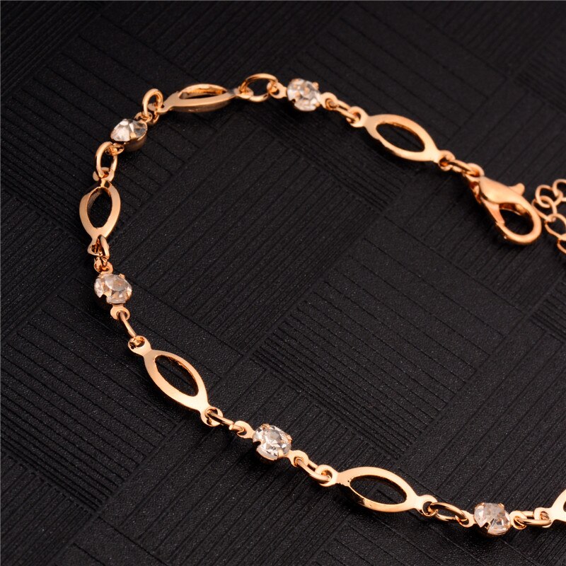 MISANANRYNE Gold Color Anklet Bracelet Wedding Foot Jewelry Chain Barefoot Sandals Beach Foot Bracelet For Women