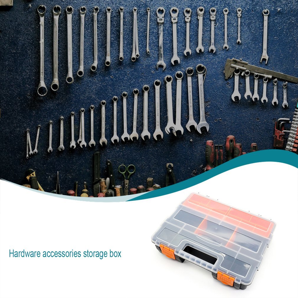 Large Size Plastic Tool Box Car Storage Anti-fall Box Tool Case Protecting Tools Multifunction Repair Toolbox For Hardware Tools