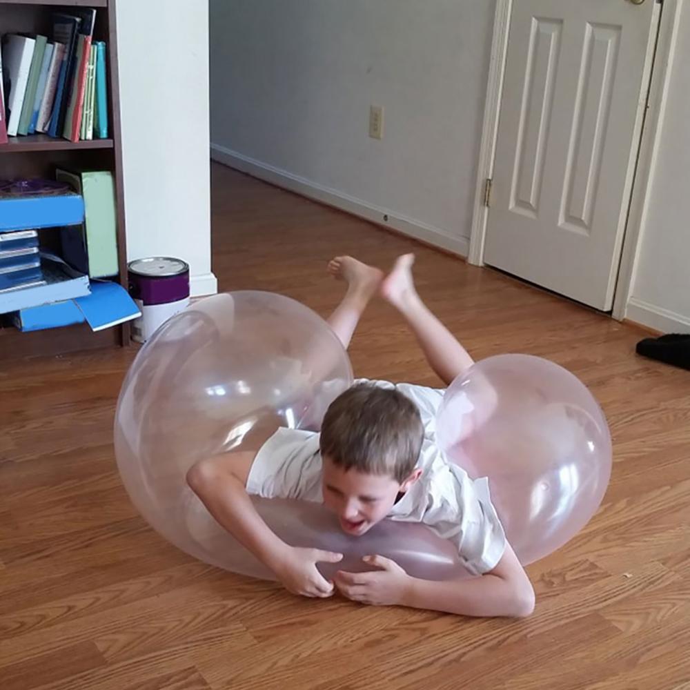 12 tommer magisk boble bold børn udendørs blød luft vand fyldt fantastisk boble bold interaktiv ballon magisk boble ballon bold