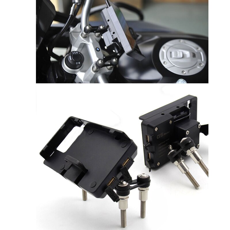 Support adaptateur de montage GPS de moto, support de Navigation 12MM pour BMW R1200RS R1200R F850GS F750GS F800GS F700G