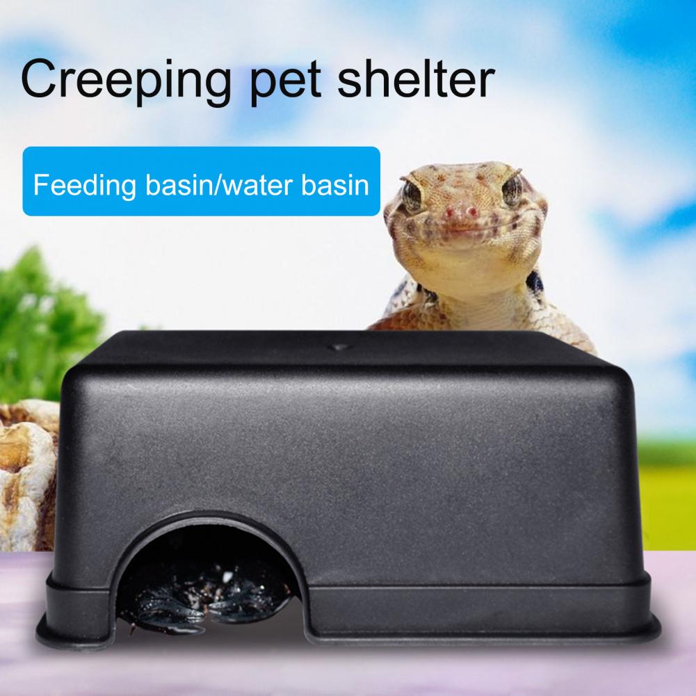 Reptilien-Versteckbox, ruhend, schlafen, stabil, große Reptilien, Versteck, Haustiere, Unterschlupf, Reptilien-Terrarium-Versteck, Schlangenkäfig-Box