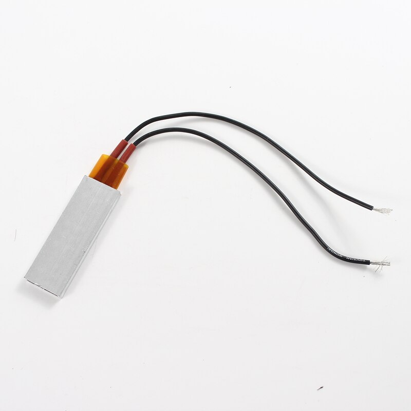60x21mm 12V 120 Degree Celsius Aluminum PTC Heater Element Constant Thermostat Thermistor Air Heating Sensor With Shell 60*21mm