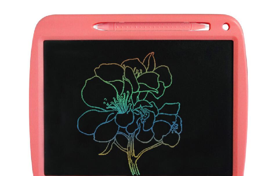 2 stk 9 '' genopladelig farverig tegnetablet skrive digital tablet grafisk håndskriftsblok elektronisk dyretavle