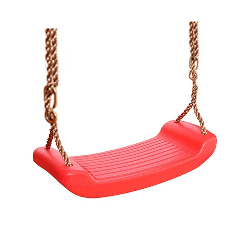 Huśtawka linowa z liną i pierścieniami montażowymi dzieci dziecko dzieci maluch plastikowe huśtawki zewnętrzne huśtawki wewnętrzne zestaw akcesoriów: C