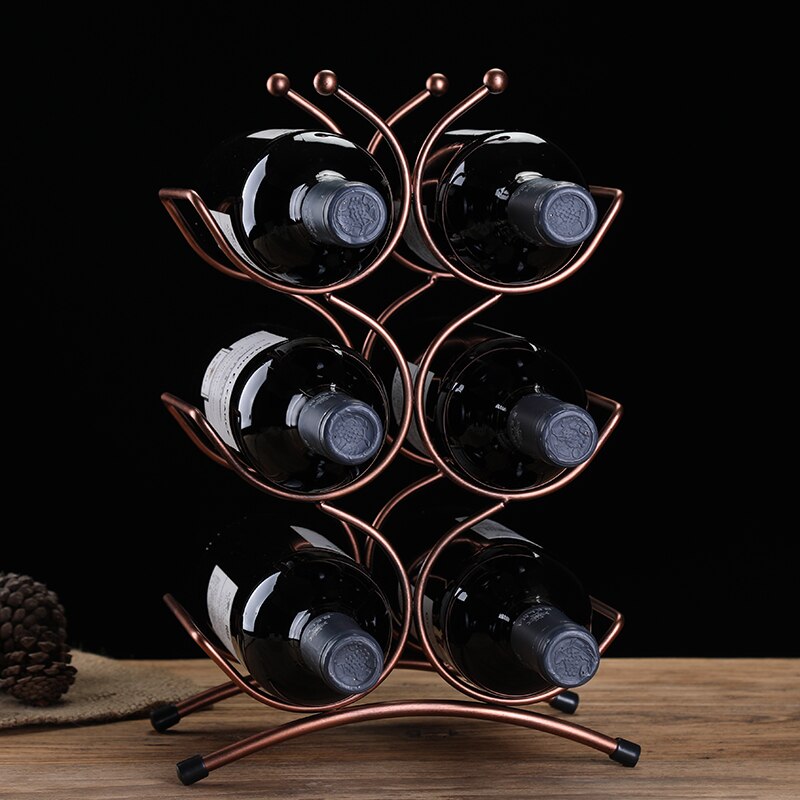 Iron Metal Wine 7 Bottles Red Wine Rack Wine Bottl... – Vicedeal