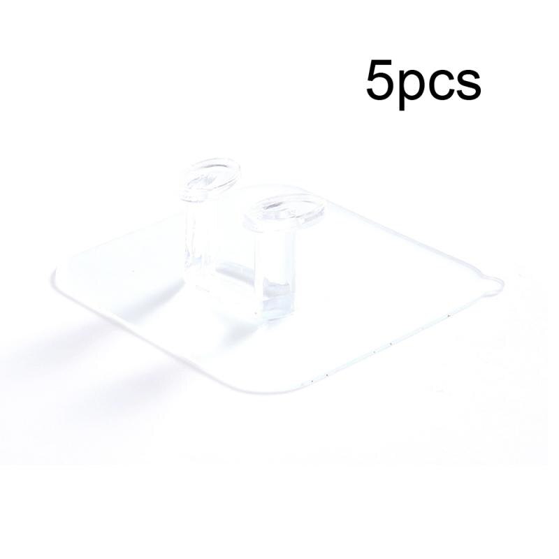 Crochet adhésif fort prise de courant prise porte-cintre serviette sac à main crochets prise crochet pour cuisine salle de bain accessoires: 5pcs