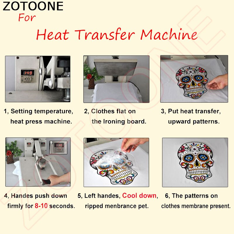 Zotoone Gelukkig Paashaas Eieren Iron On Transfer Patches Voor Kleding Een-Niveau Wasbare Diy Decoratie Print Door huishoudelijke C