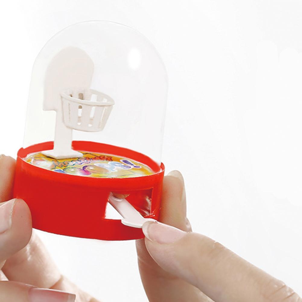 Willekeurige Kleur Mini Vinger Schieten Machine Lossen Bal Vent Puzzel Kinderen Creatieve Interactieve Party Game Basketbal Floor