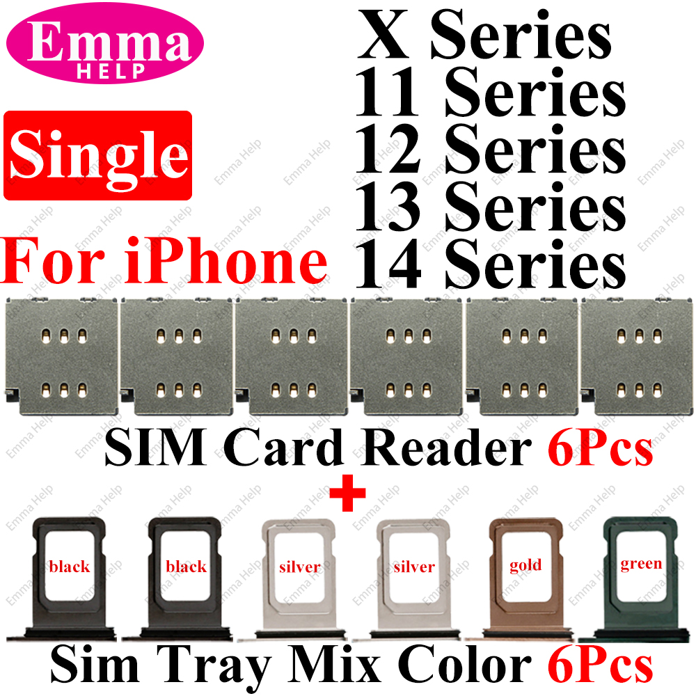 12 Stück Single-SIM-Kartenleser-Anschluss biegen kabel für iPhone 13 12 11 14 Profi Max XR Dual-SIM-Karten fach Steckplatz Halfter Adapter