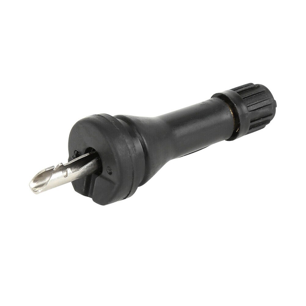 4pcs TPMS Tire Valve Stems Short Black Rubber Tyre Tubeless Snap-in Vavle Wheels ATV Tires Parts