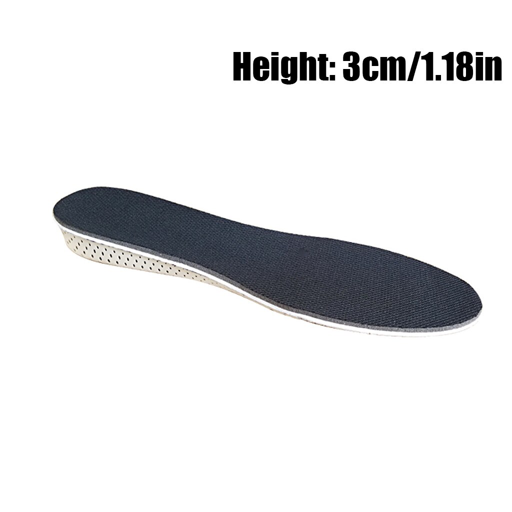 Hoogte Toename Inlegzolen Ademend Traagschuim Hak Lifting Inserts Schoen Liften Schoen Pads Lift Inlegzolen Voor Unisex:  pad 3cm