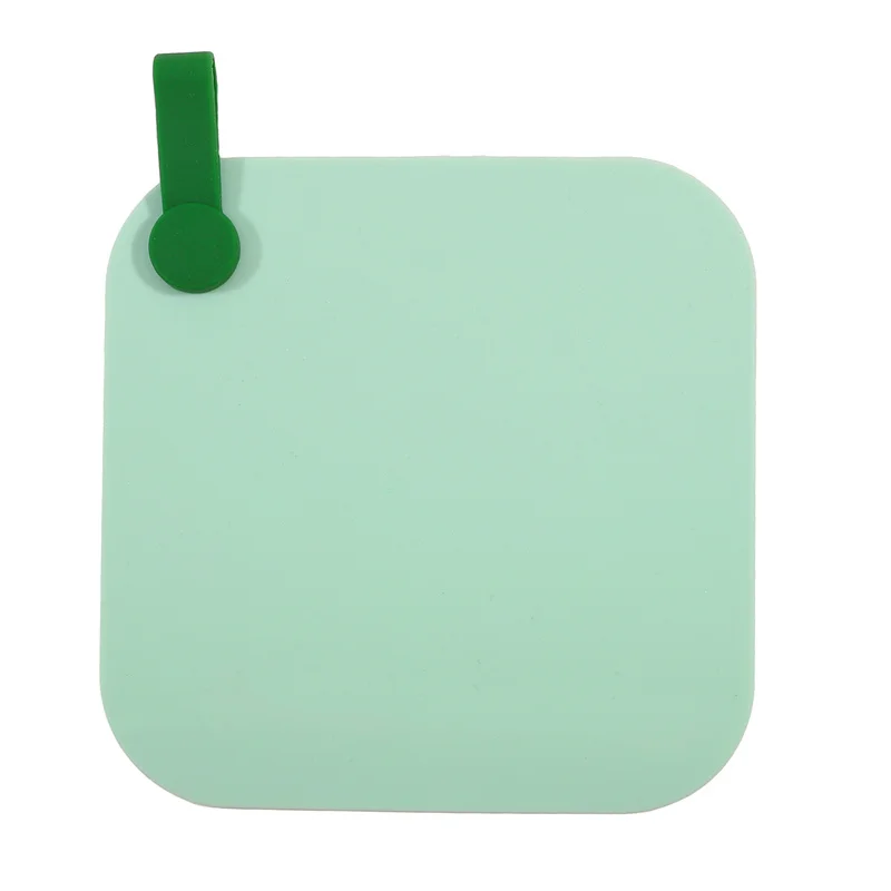 Tapete de drenaje de silicona, anillo de sellado de alcantarillado, cocina, baño, desodorante, cubierta de suelo, fregadero del hogar, tapón cuadrado transparente para bañera: Borgoña