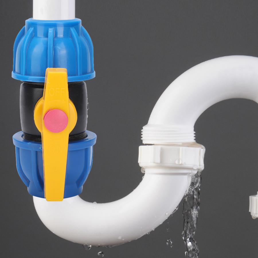 32mm PE PVC PPR Water Pipe Fittings Valve Adapter Quick Ball Valve Replacement