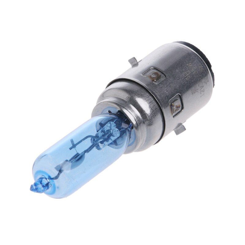 Bombilla halógena para faro delantero de motocicleta BA20D, luz blanca de xenón, CC de 12V, 35W